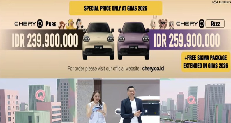 Resmi! Harga Chery Q Diumumkan di GIIAS 2026: Mulai Rp 239,9 Juta